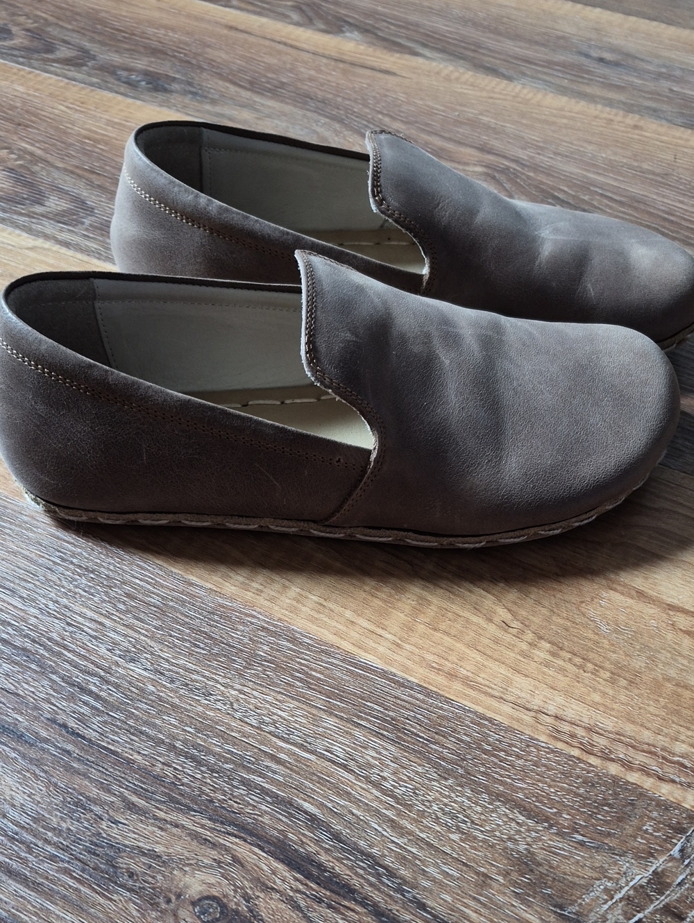 Earthing Harmony Leather Barefoot Grounding Slip On Shoes Size 40